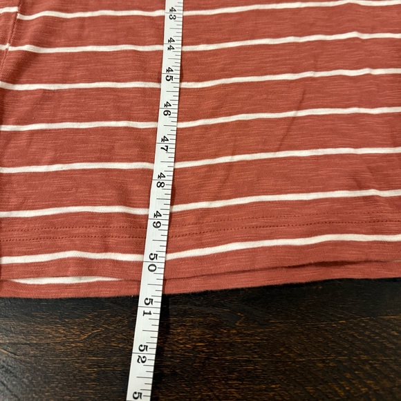 Lou & Grey Striped Maxi Dress Sleeveless V-Neck 100% Cotton Small - Picture 10 of 12